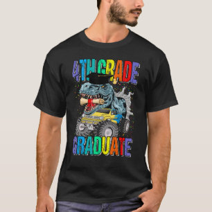 T-shirt Camion Monster de 4e année Dinosaur Graduati Dinos