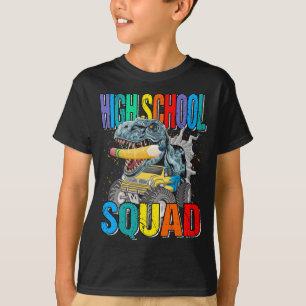 T-shirt Camion Monster de l'équipe du lycée Dinosaur garço
