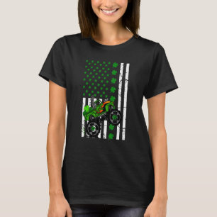 T-shirt Camion Monster du drapeau américain de la Saint Pa
