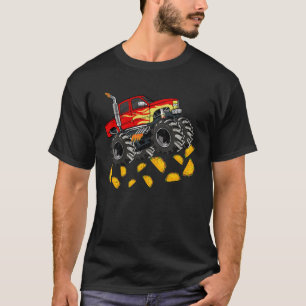 T-shirt Camion Monster Mexicain Cinco De Mayo Enfants Garç