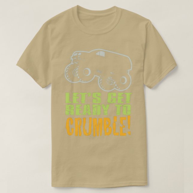 T-shirt Camion Monster Prêt À S'Effondrer (Design devant)