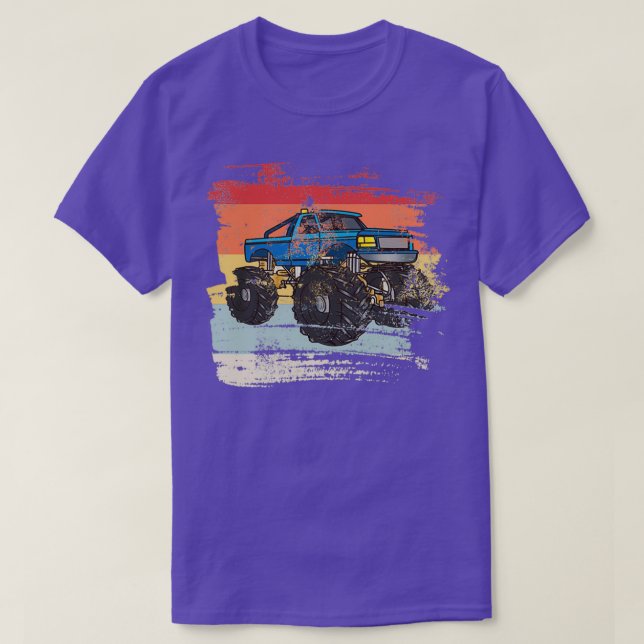 T-shirt Camion Monster Retro (Design devant)