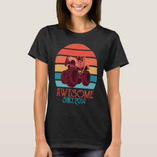 T-shirt Camion Monster Vintage cool 5E Anniversaire Awesom