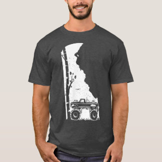 T-shirt Camion Monster vintage- Delaware hors route de la 
