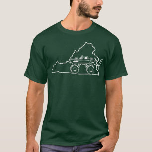 T-shirt Camion Monster vintage - Virginie conducteur hors 