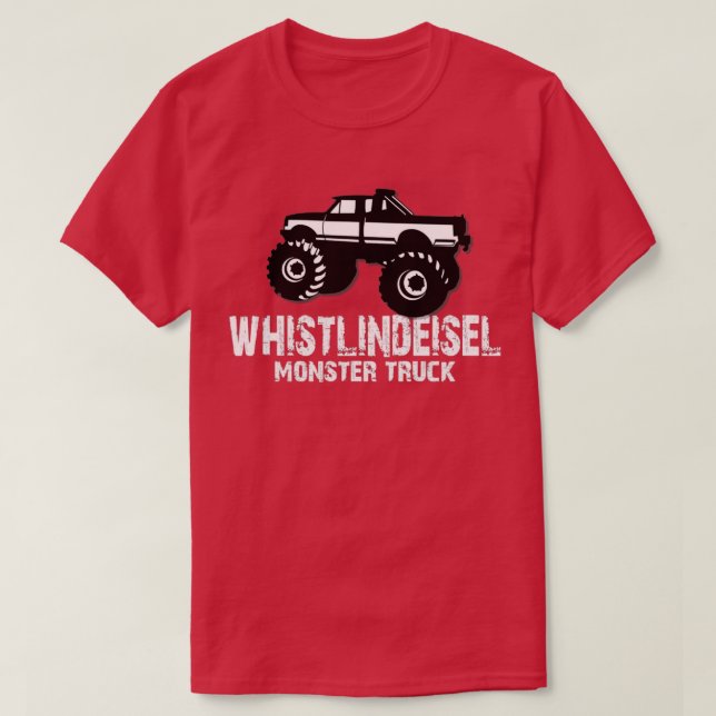 T-shirt Camion Monster Whistlindiesel 6 (Design devant)