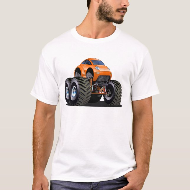T-shirt Camion monstre de dessin animé (Devant)