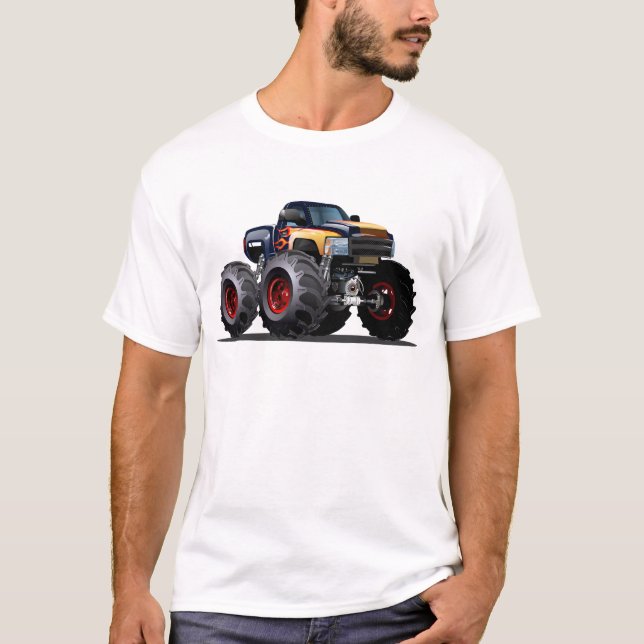 T-shirt Camion monstre de dessin animé (Devant)