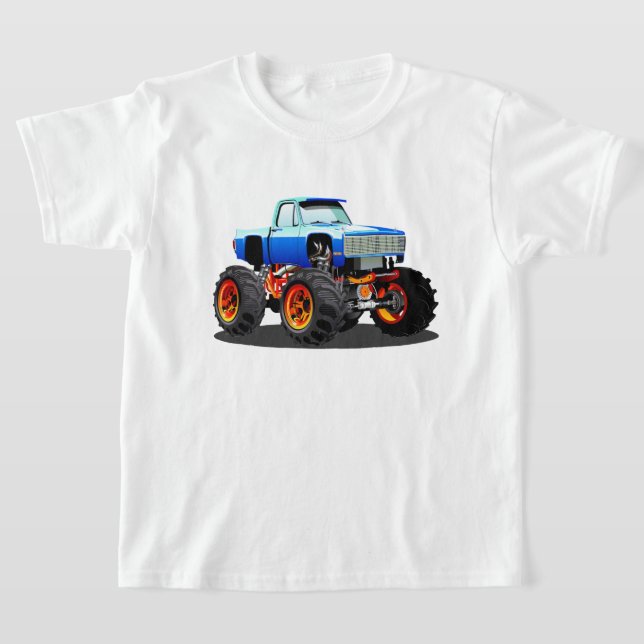 T-shirt Camion monstre de dessin animé (Poser)