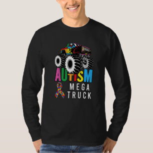 T-shirt Camion Monstre de l'Autisme Camion Monstre