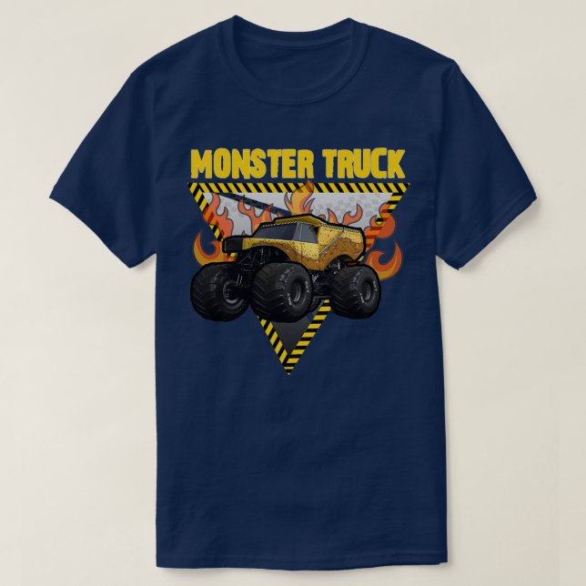 T-shirt Camion monstre Earthshaker monstre camion amoureux (Design devant)