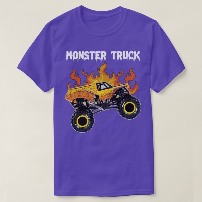 T-shirt Camion monstre Earthshaker monstre camion amoureux (Design devant)