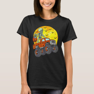 T-shirt Camion Monstre Squelette Bonbon Lune Tout-Petits G