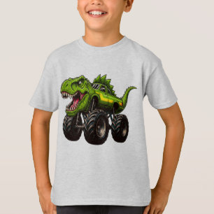 T-shirt Camion Monstre T-Rex