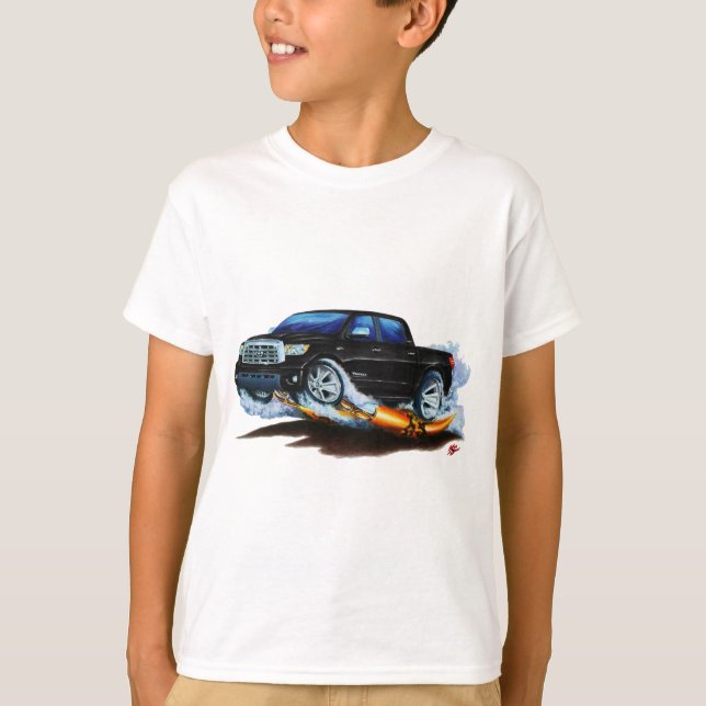 T-shirt Camion noir de Crewmax de toundra de Toyota (Devant)