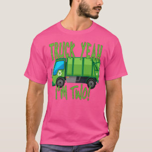T-shirt Camion Oui, je suis deux camions à ordures pour 2 