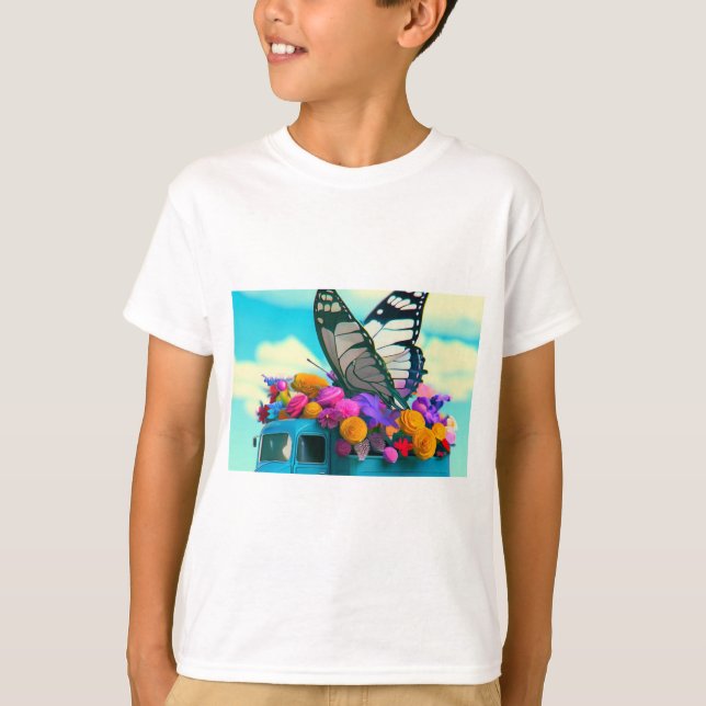 T-shirt Camion Papillon (Devant)