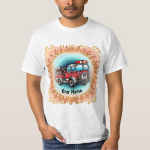 T-shirt Camion petit feu d'eau