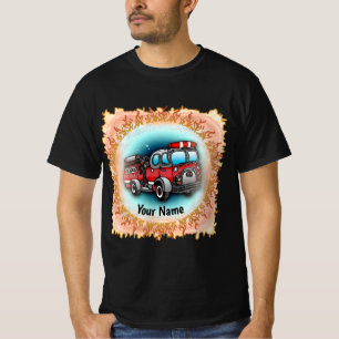 T-shirt Camion petit feu d'eau