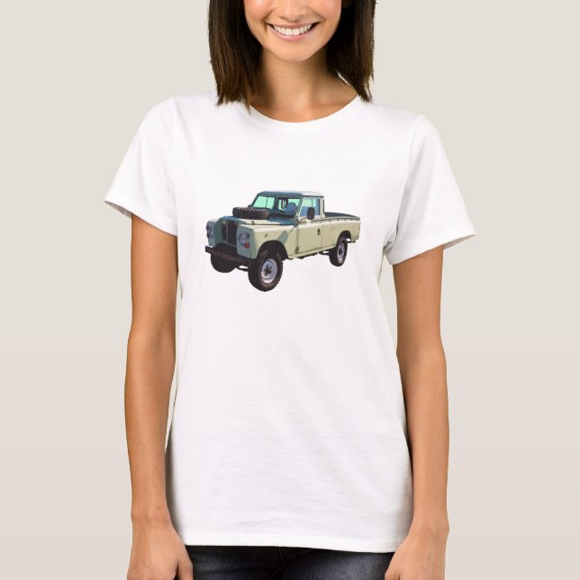 T-shirt Camion pick-up 1971 de Land Rover (Devant)