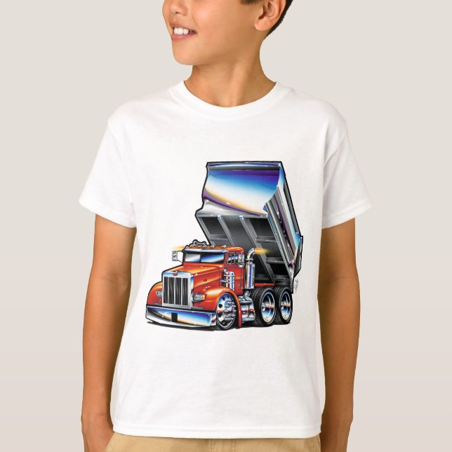 T-shirt Camion-pompe Peterbilt 357 (Devant)