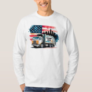 T-shirt Camion-poubelle pour Trump
