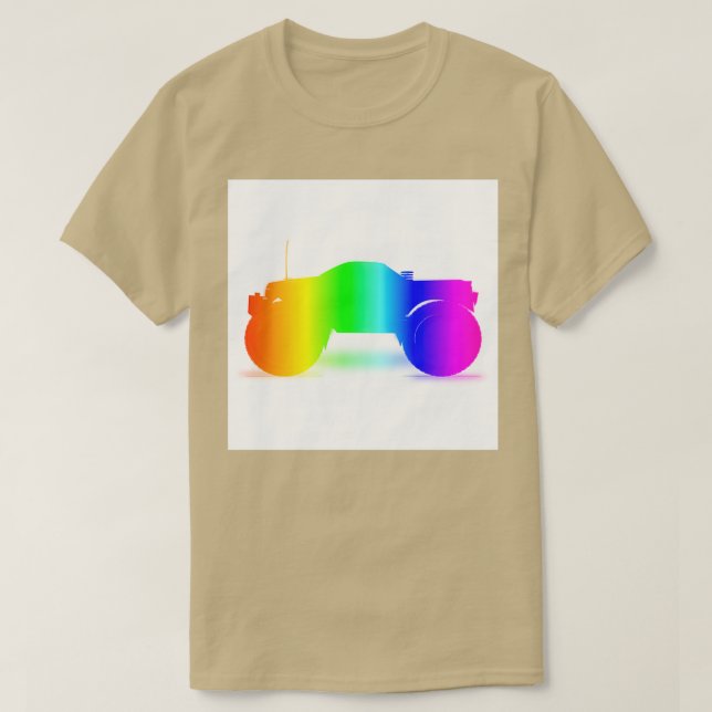 T-shirt Camion Rainbow Monster 3 (Design devant)