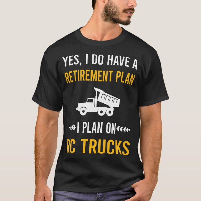T-shirt Camion RC de retraite Camions (Devant)