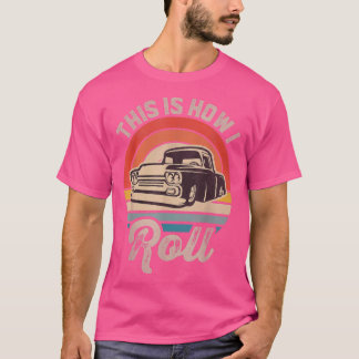 T-shirt Camion rétroréfléchi Voici comment je roule Moins