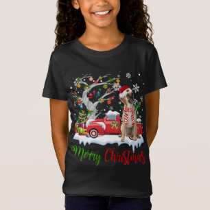 T-Shirt Camion Rouge Joyeux arbre de Noël Puggle Pyjama