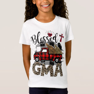 T-Shirt Camion rouge Leopard béni Gma meilleur cadeau pour