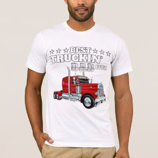 T-shirt Camion rouge, meilleur papa