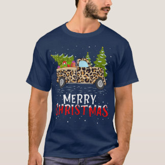 T-shirt Camion rouge Père Noël Jumelé Jumelé Jumelé Jumelé