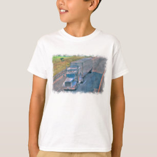 T-shirt Camion routier Camion de transport de marchandises