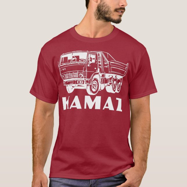T-shirt Camion russe Kamaz URSS (Devant)