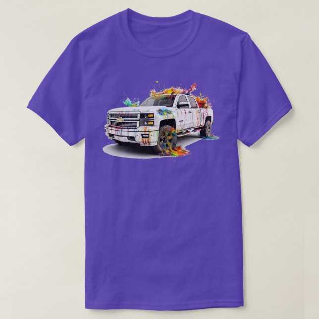 T-shirt Camion Silverado Pickup (Design devant)