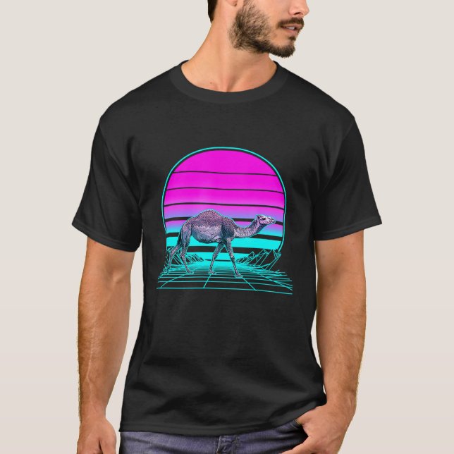 T-shirt Camion Sunset Rétro (Devant)