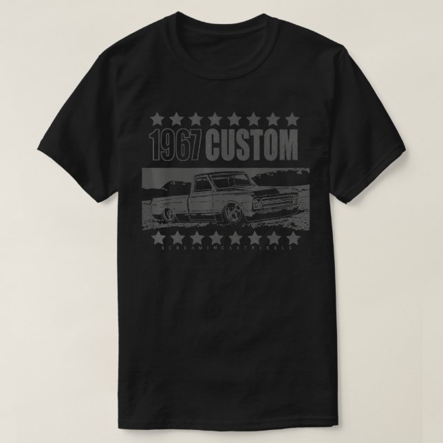 T-shirt Camion sur mesure C10 1967 Camion classique C10 (Design devant)