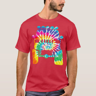 T-shirt Camion Tie Dye Monster devant