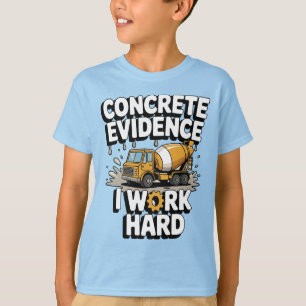 T-shirt Camion Toupie Amusant Pour Les Garçons Amoureux De