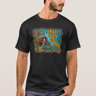 T-shirt Camion tournesol léopard juste fille de petite vil