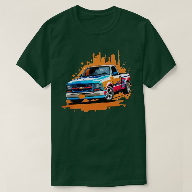 T-shirt Camion traîneau Chevy S10 1 (Design devant)