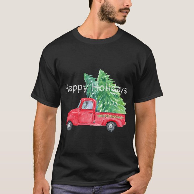 T-Shirt Camion Vintage Fêtes (Devant)