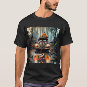 T-shirt Camion Vintage Halloween