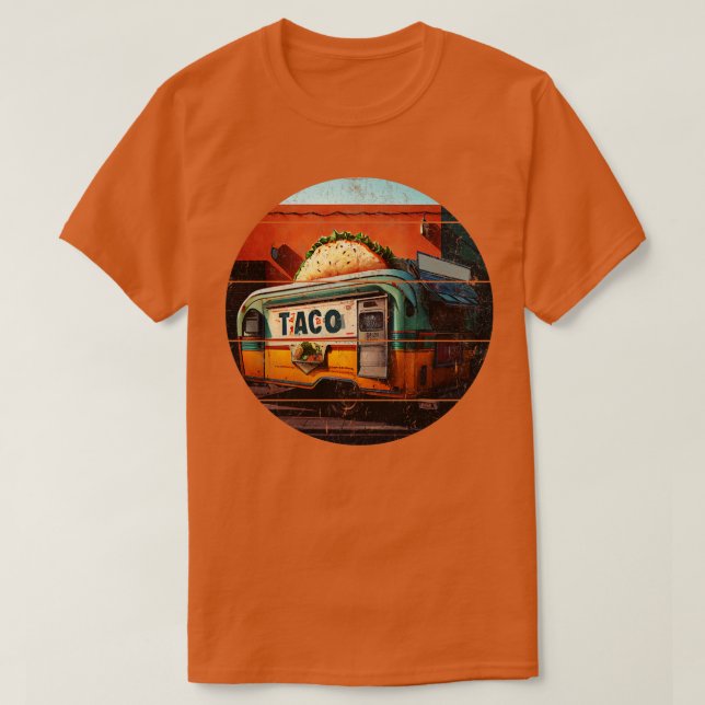 T-shirt Camion vintage Taco (Design devant)