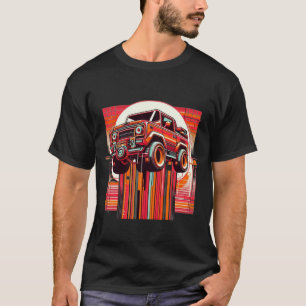 T-shirt Camion volant futuriste