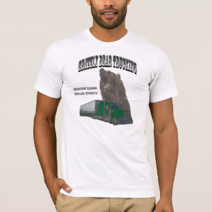 T-shirt Camionnage d'ours gris