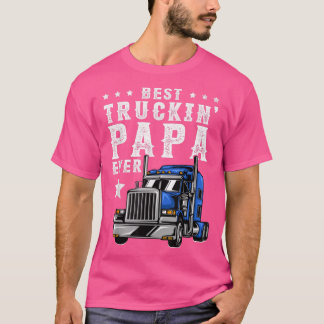 T-shirt Camionnage pour hommes Papa Chemise Fête des pères