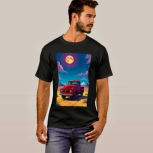 T-shirt Camionnette Américaine Classique