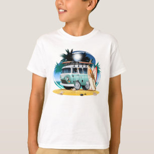 T-shirt Camionnette de dessin animé